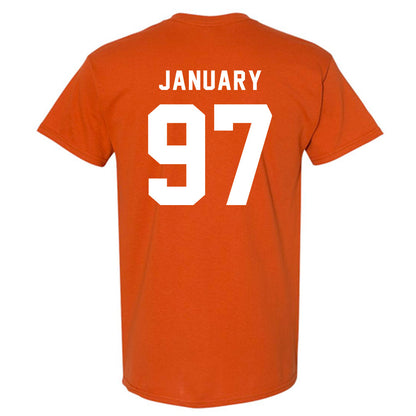 Texas - NCAA Football : Alex January - Classic Shersey T-Shirt-1