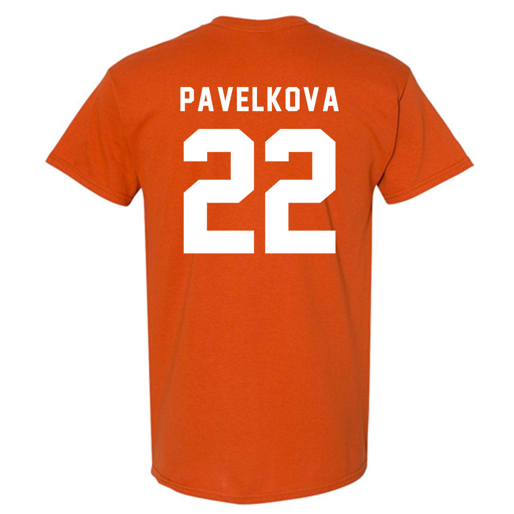 Texas - NCAA Beach Volleyball : Anna Pavelkova - Classic Shersey T-Shirt-1