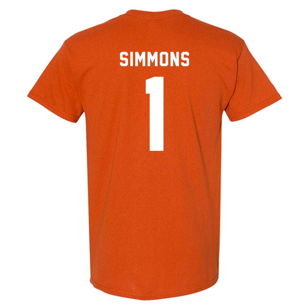 Texas - NCAA Football : Colin Simmons - Classic Shersey T-Shirt-1