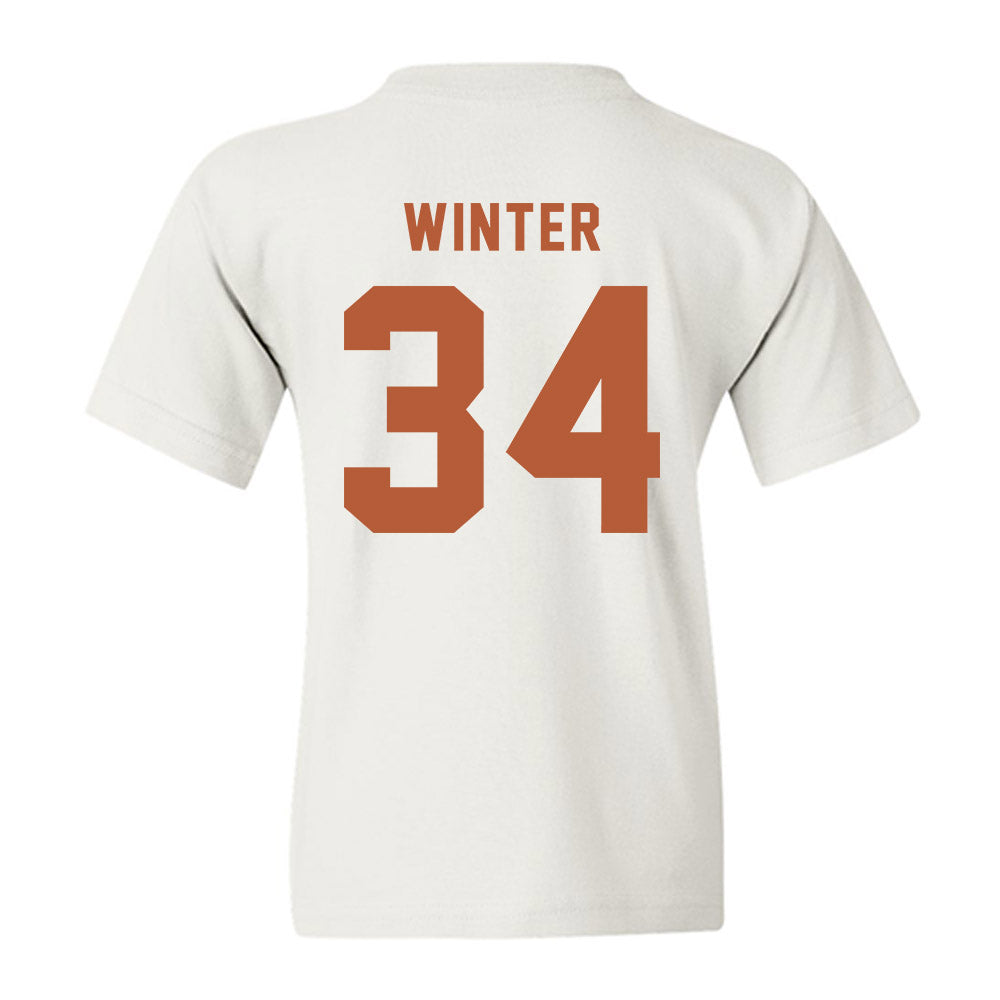 Texas - NCAA Baseball : Michael Winter - Classic Shersey Youth T-Shirt-2