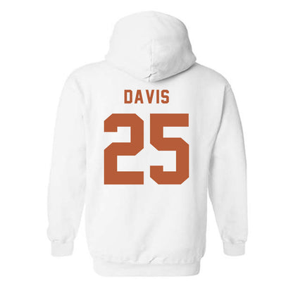 Texas - NCAA Football : Toray Davis - Classic Shersey Hooded Sweatshirt-1