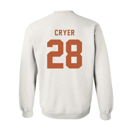 Texas - NCAA Football : Justin Cryer - Classic Shersey Crewneck Sweatshirt-1