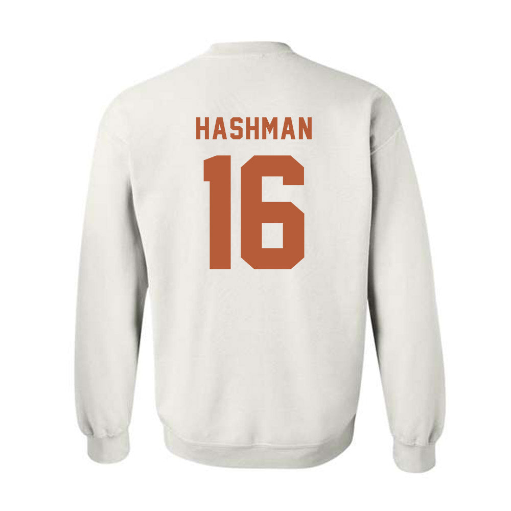 Texas - NCAA Beach Volleyball : Katie Hashman - Classic Shersey Crewneck Sweatshirt-1