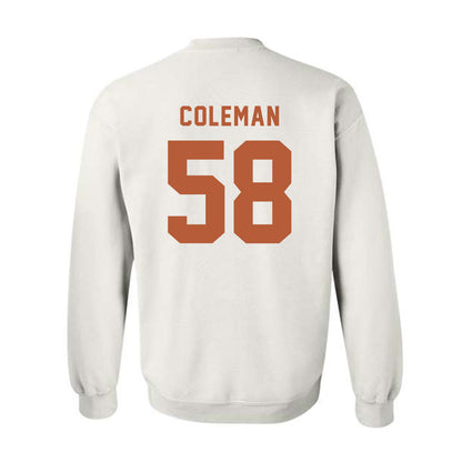 Texas - NCAA Football : Devin Coleman - Classic Shersey Crewneck Sweatshirt-1