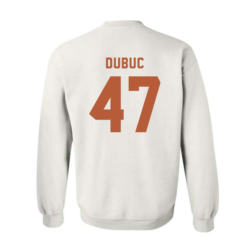 Texas - NCAA Football : Trey Dubuc - Classic Shersey Crewneck Sweatshirt-1