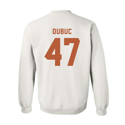 Texas - NCAA Football : Trey Dubuc - Classic Shersey Crewneck Sweatshirt-1