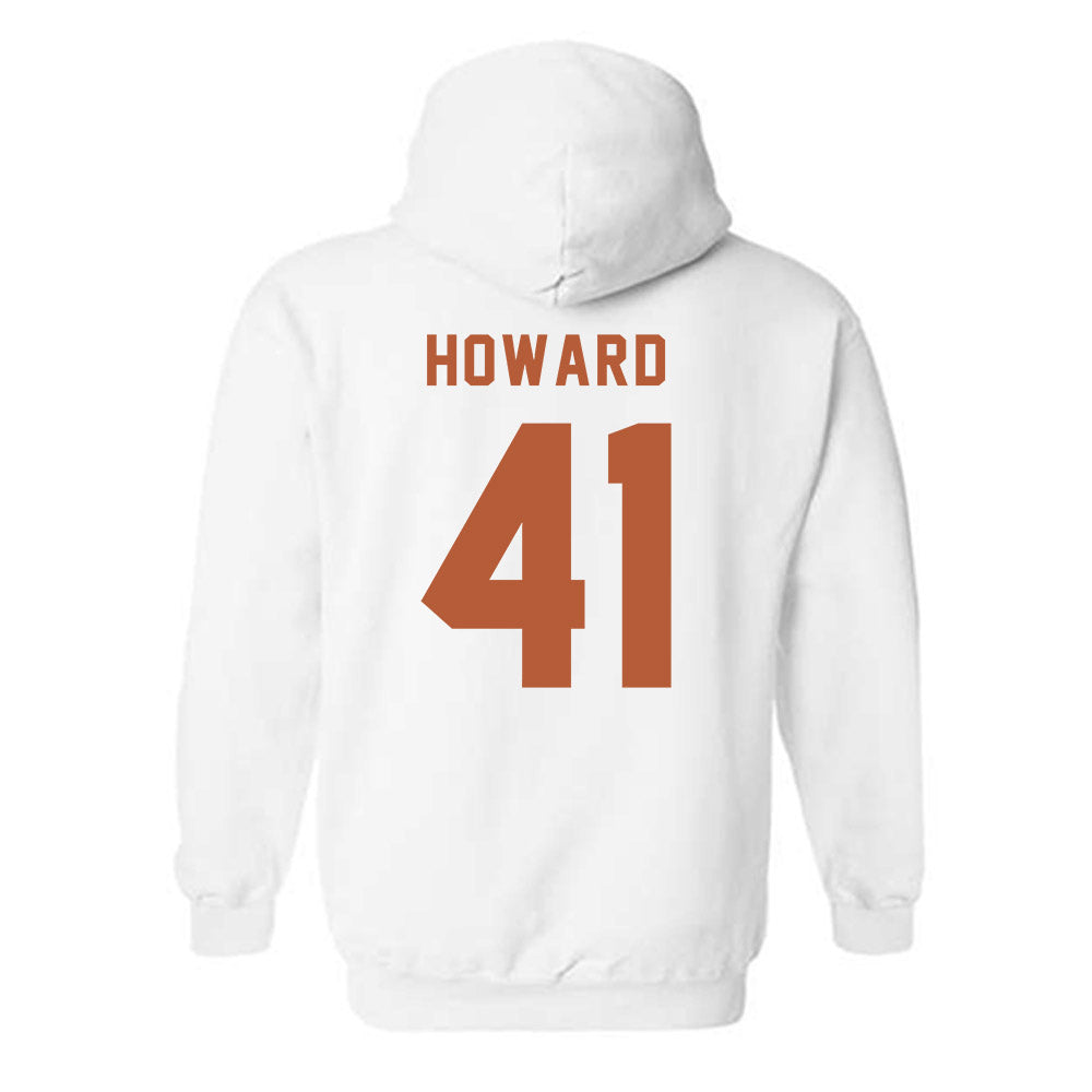 Texas - NCAA Baseball : Cody Howard - Classic Shersey Hooded Sweatshirt-1