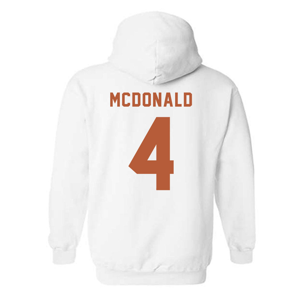 Texas - NCAA Football : Jelani McDonald - Classic Shersey Hooded Sweatshirt-1
