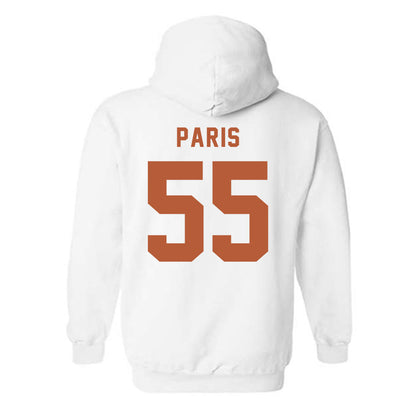 Texas - NCAA Baseball : Jack Paris - Classic Shersey Hooded Sweatshirt-3