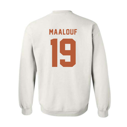 Texas - NCAA Women's Soccer : Rosa Maalouf - Classic Shersey Crewneck Sweatshirt-1