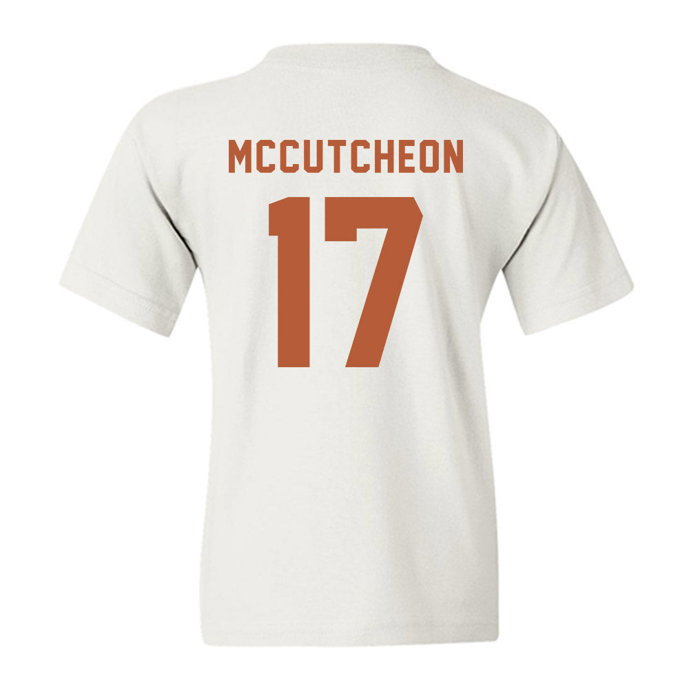 Texas - NCAA Football : Daylan Mccutcheon - Classic Shersey Youth T-Shirt-1