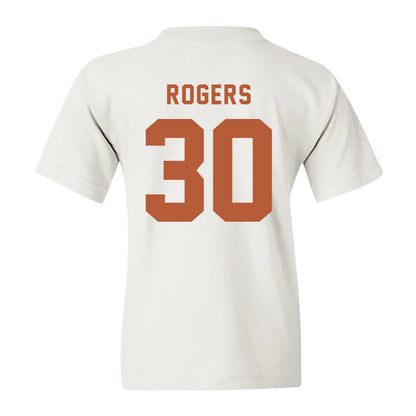 Texas - NCAA Baseball : Kaleb Rogers - Classic Shersey Youth T-Shirt-3