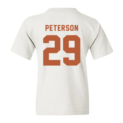 Texas - NCAA Baseball : Blake Peterson - Classic Shersey Youth T-Shirt-1