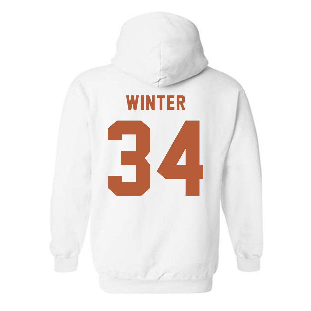 Texas - NCAA Baseball : Michael Winter - Classic Shersey Hooded Sweatshirt-2