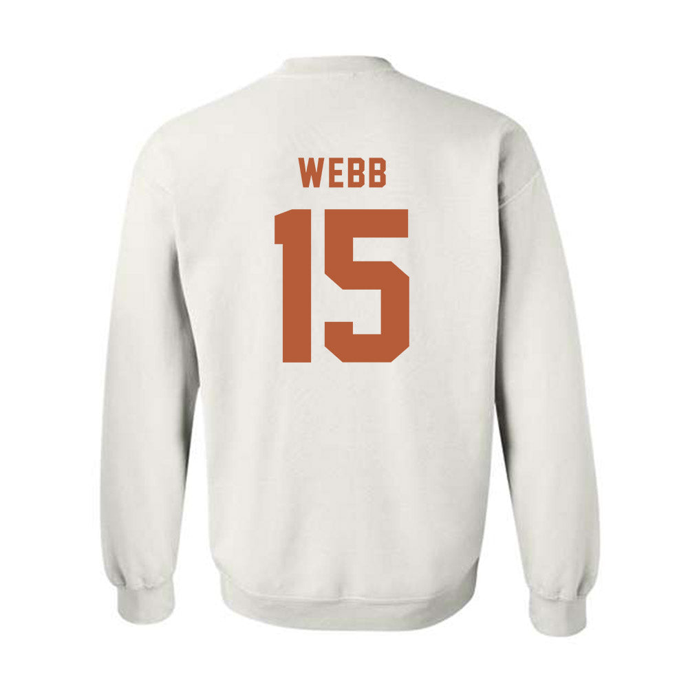 Texas - NCAA Baseball : Cooper Webb - Classic Shersey Crewneck Sweatshirt-3