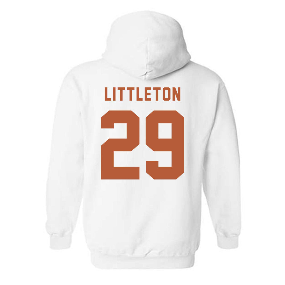 Texas - NCAA Football : Graceson Littleton - Classic Shersey Hooded Sweatshirt-1