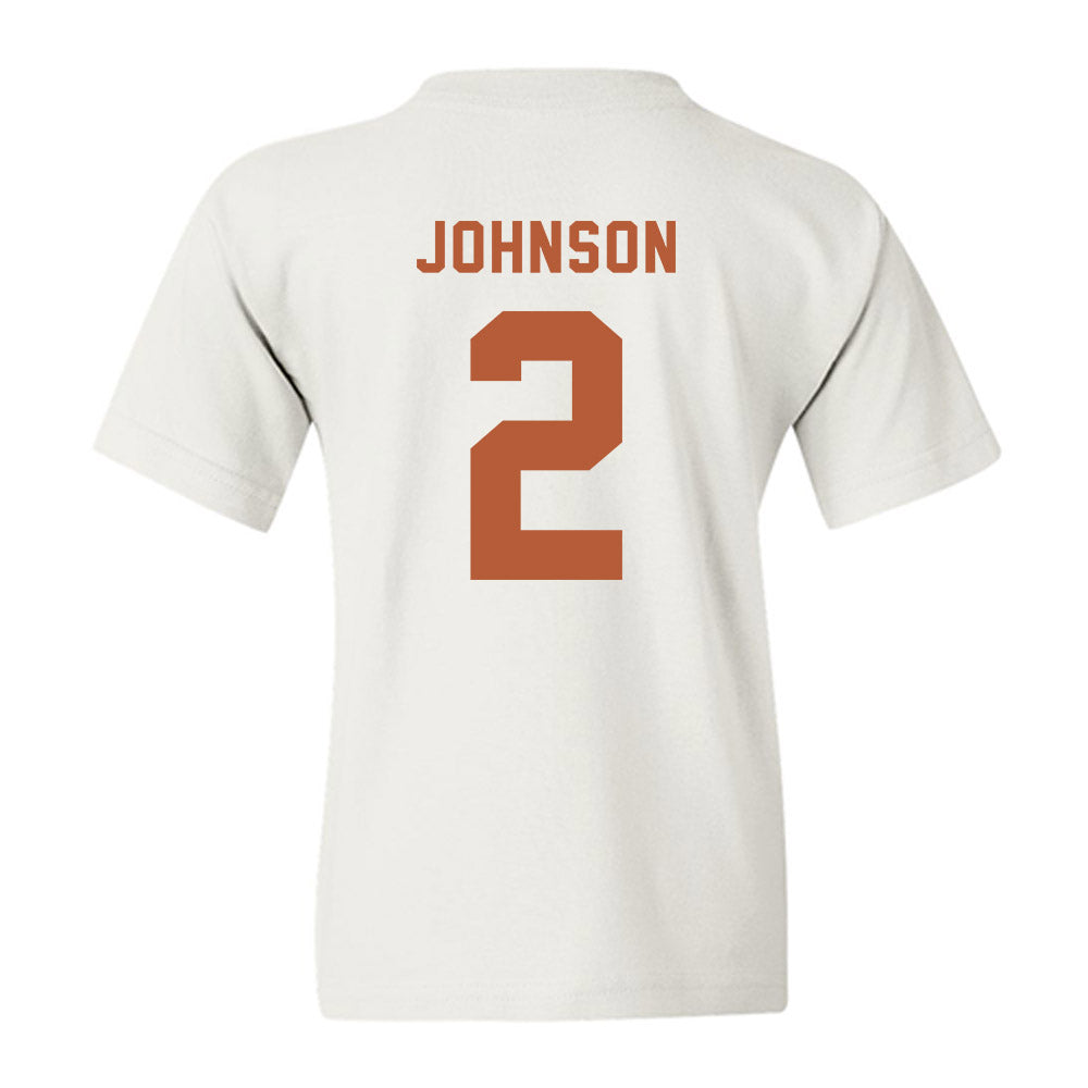 Texas - NCAA Men's Basketball : Isaiah Johnson - Classic Shersey Youth T-Shirt-1