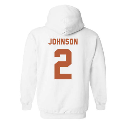 Texas - NCAA Men's Basketball : Isaiah Johnson - Classic Shersey Hooded Sweatshirt-1