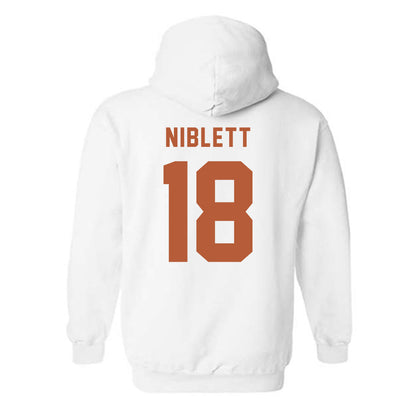 Texas - NCAA Football : Ryan Niblett - Classic Shersey Hooded Sweatshirt-1