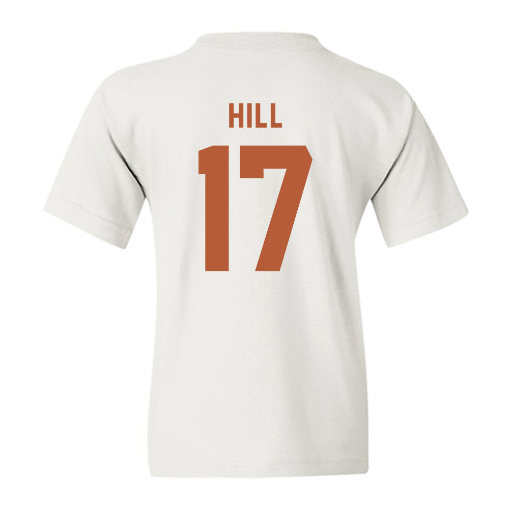 Texas - NCAA Baseball : Will Hill - Classic Shersey Youth T-Shirt-3