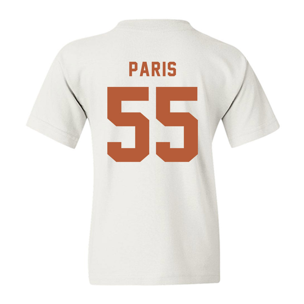Texas - NCAA Baseball : Jack Paris - Classic Shersey Youth T-Shirt-3
