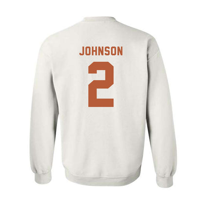 Texas - NCAA Men's Basketball : Isaiah Johnson - Classic Shersey Crewneck Sweatshirt-1