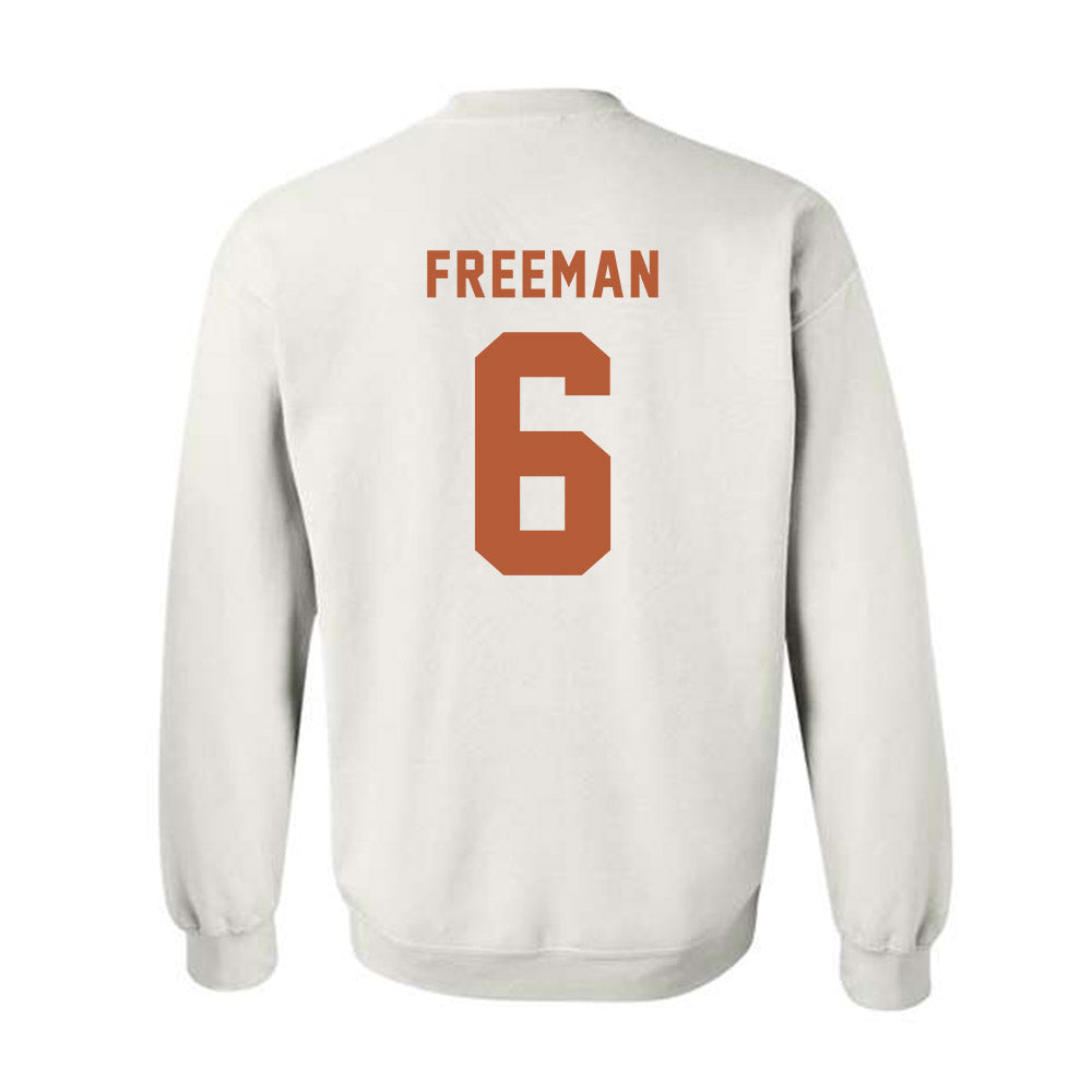 Texas - NCAA Men's Basketball : Elyjah Freeman - Classic Shersey Crewneck Sweatshirt-1