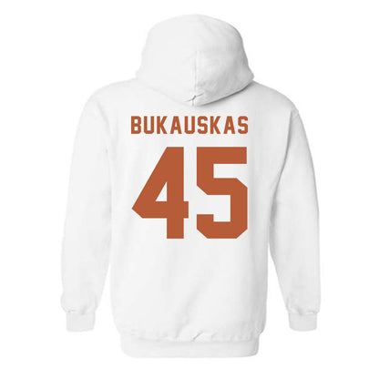 Texas - NCAA Football : Mikey Bukauskas - Classic Shersey Hooded Sweatshirt-1