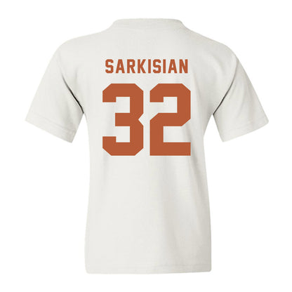Texas - NCAA Football : Brady Sarkisian - Classic Shersey Youth T-Shirt-1