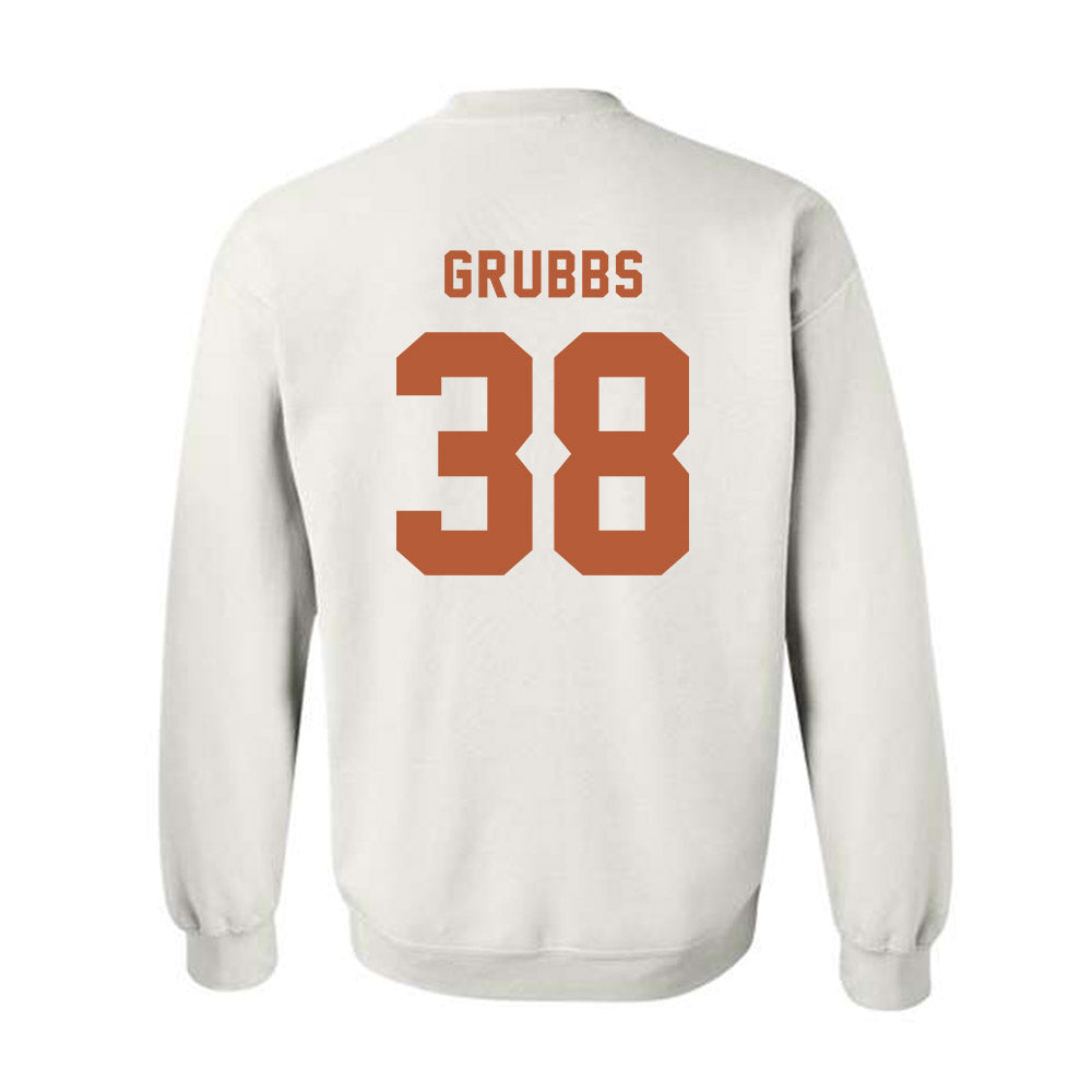 Texas - NCAA Baseball : Max Grubbs - Classic Shersey Crewneck Sweatshirt-1