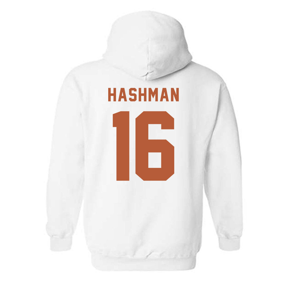 Texas - NCAA Beach Volleyball : Katie Hashman - Classic Shersey Hooded Sweatshirt-1