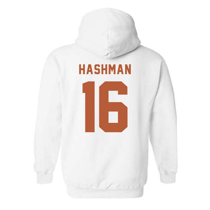 Texas - NCAA Beach Volleyball : Katie Hashman - Classic Shersey Hooded Sweatshirt-1