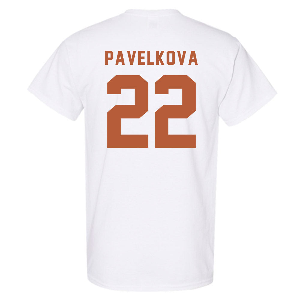 Texas - NCAA Beach Volleyball : Anna Pavelkova - Classic Shersey T-Shirt-1