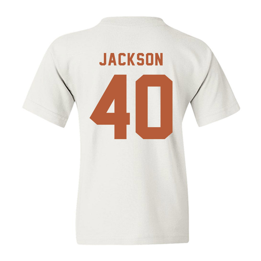 Texas - NCAA Football : Lance Jackson - Classic Shersey Youth T-Shirt-1