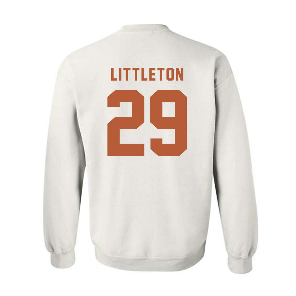 Texas - NCAA Football : Graceson Littleton - Classic Shersey Crewneck Sweatshirt-1