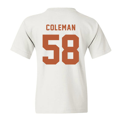 Texas - NCAA Football : Devin Coleman - Classic Shersey Youth T-Shirt-1