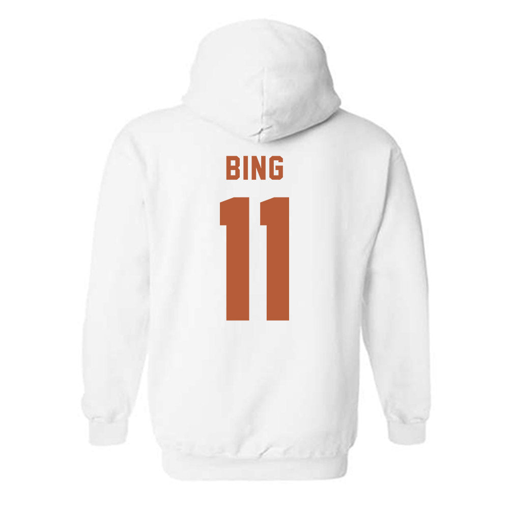 Texas - NCAA Baseball : Kade Bing - Classic Shersey Hooded Sweatshirt-1