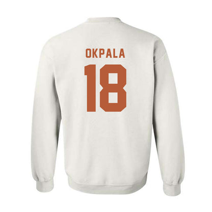 Texas - NCAA Football : Kosi Okpala - Classic Shersey Crewneck Sweatshirt-1