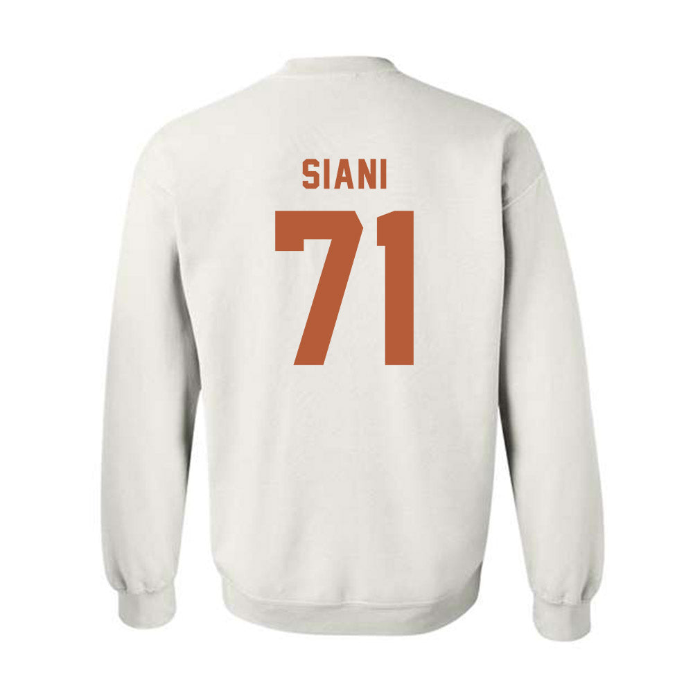 Texas - NCAA Football : Melvin Siani - Classic Shersey Crewneck Sweatshirt-1