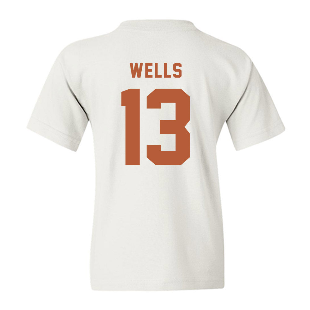 Texas - NCAA Softball : Hannah Wells - Classic Shersey Youth T-Shirt-3