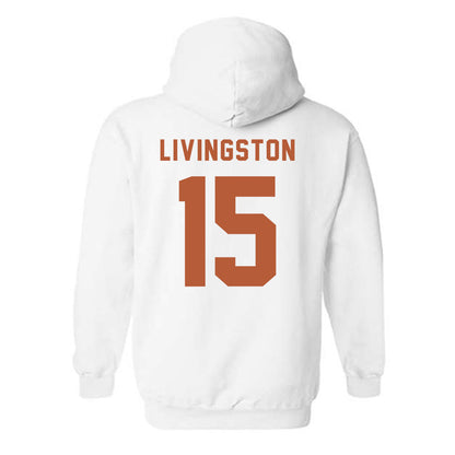 Texas - NCAA Baseball : Josh Livingston - Classic Shersey Hooded Sweatshirt-2