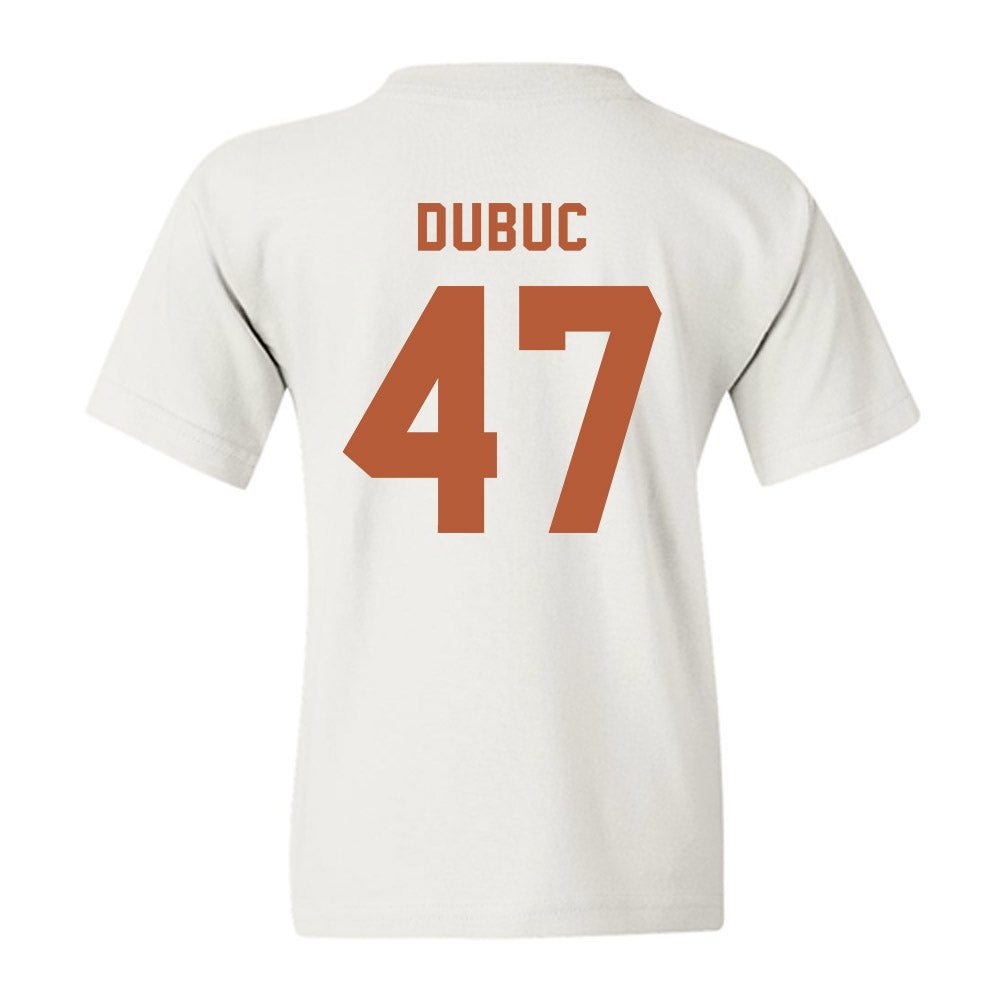 Texas - NCAA Football : Trey Dubuc - Classic Shersey Youth T-Shirt-1