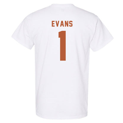 Texas - NCAA Men's Basketball : Amari Evans - Classic Shersey T-Shirt-1