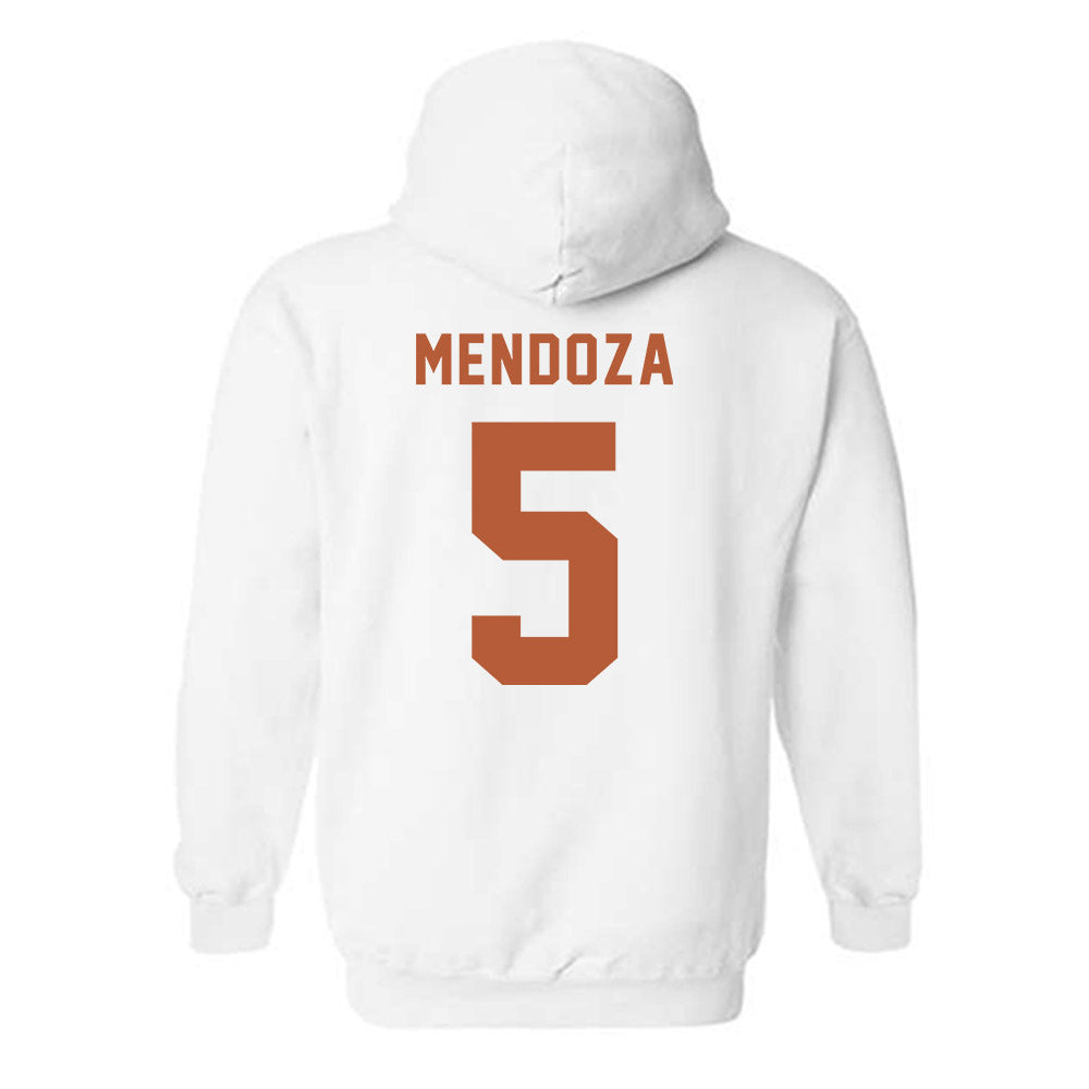 Texas - NCAA Baseball : Ethan Mendoza - Classic Shersey Hooded Sweatshirt-1