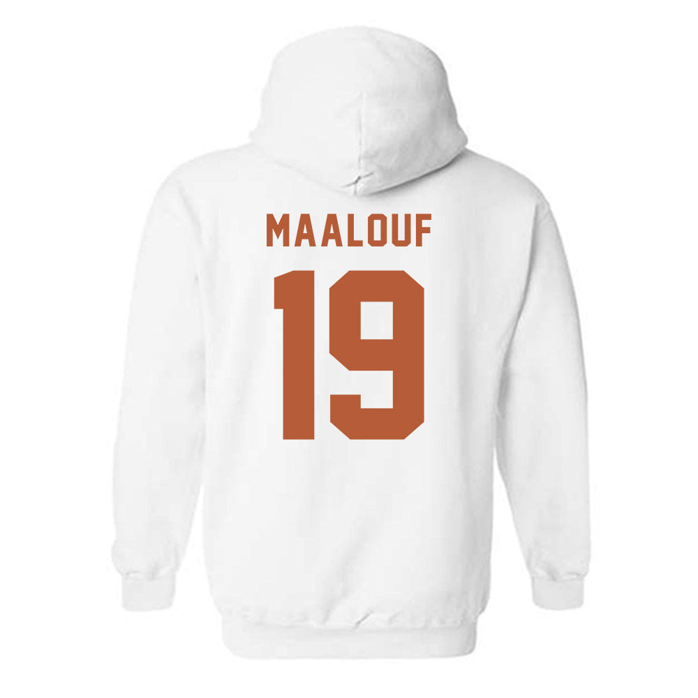Texas - NCAA Women's Soccer : Rosa Maalouf - Classic Shersey Hooded Sweatshirt-1