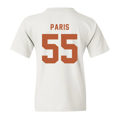 Texas - NCAA Baseball : Jack Paris - Classic Shersey Youth T-Shirt-2