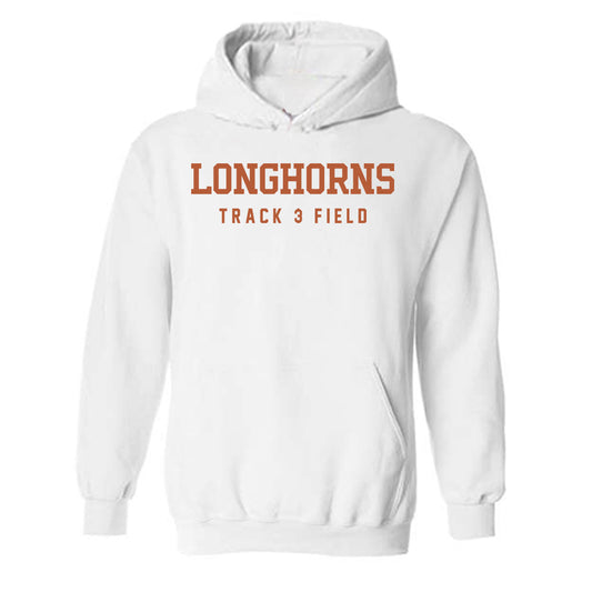 Texas - NCAA Men's Track & Field : Kendrick Smallwood - Classic Shersey Hooded Sweatshirt-0