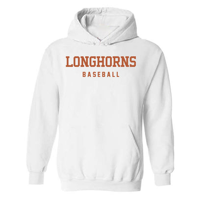 Texas - NCAA Baseball : Max Grubbs - Classic Shersey Hooded Sweatshirt-0