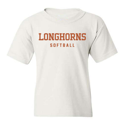 Texas - NCAA Softball : Caigan Crabtree - Classic Shersey Youth T-Shirt-1