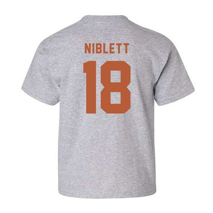 Texas - NCAA Football : Ryan Niblett - Classic Shersey Youth T-Shirt-1